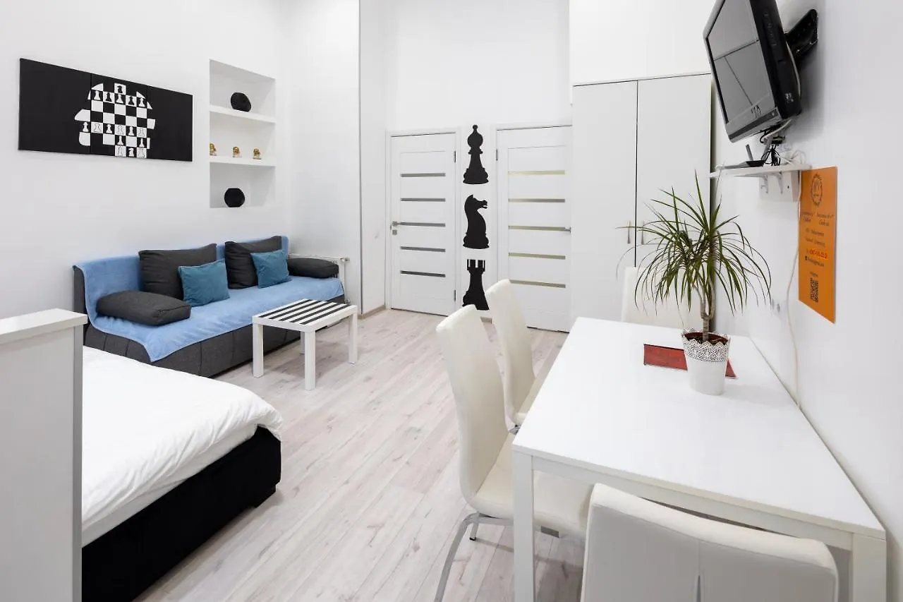 Bv Apartments Black And White Lviv