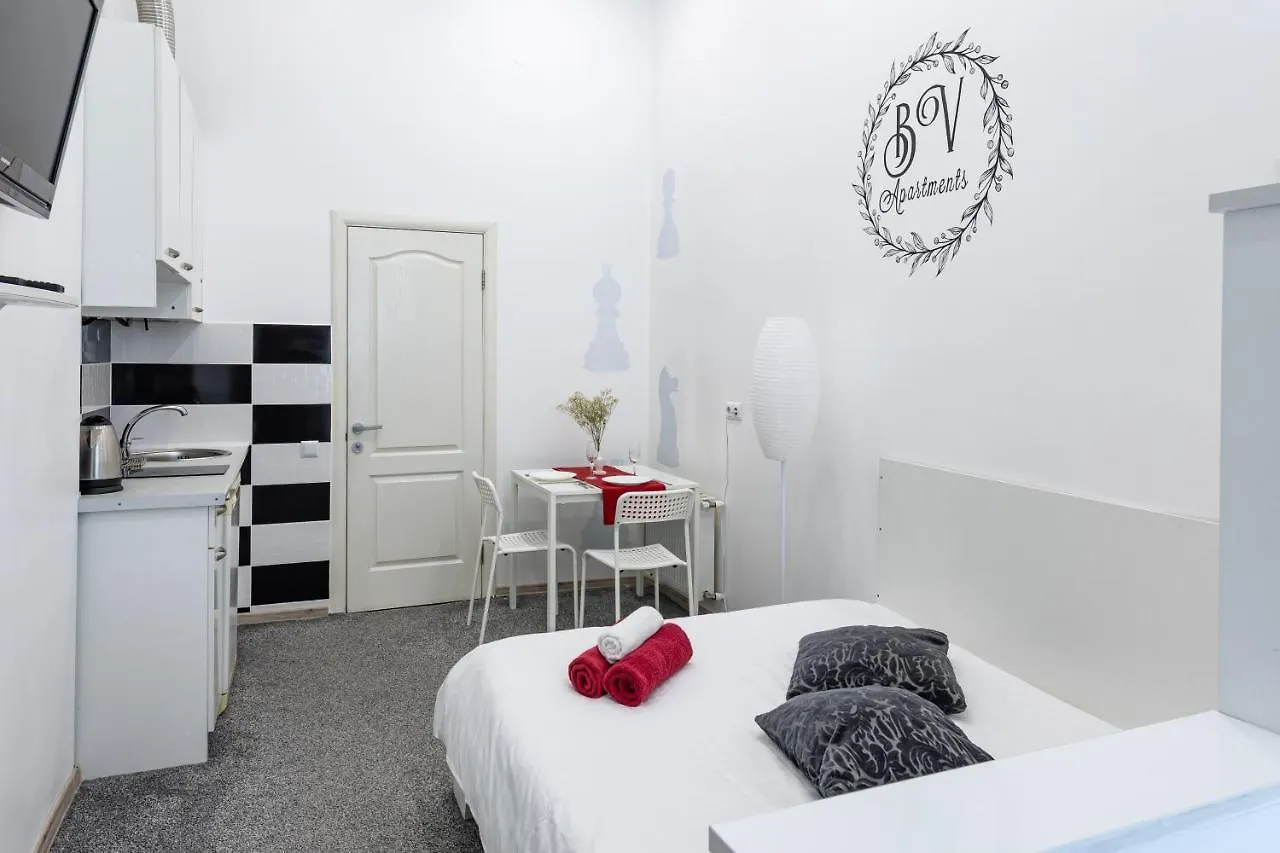 Bv Apartments Black And White Lviv