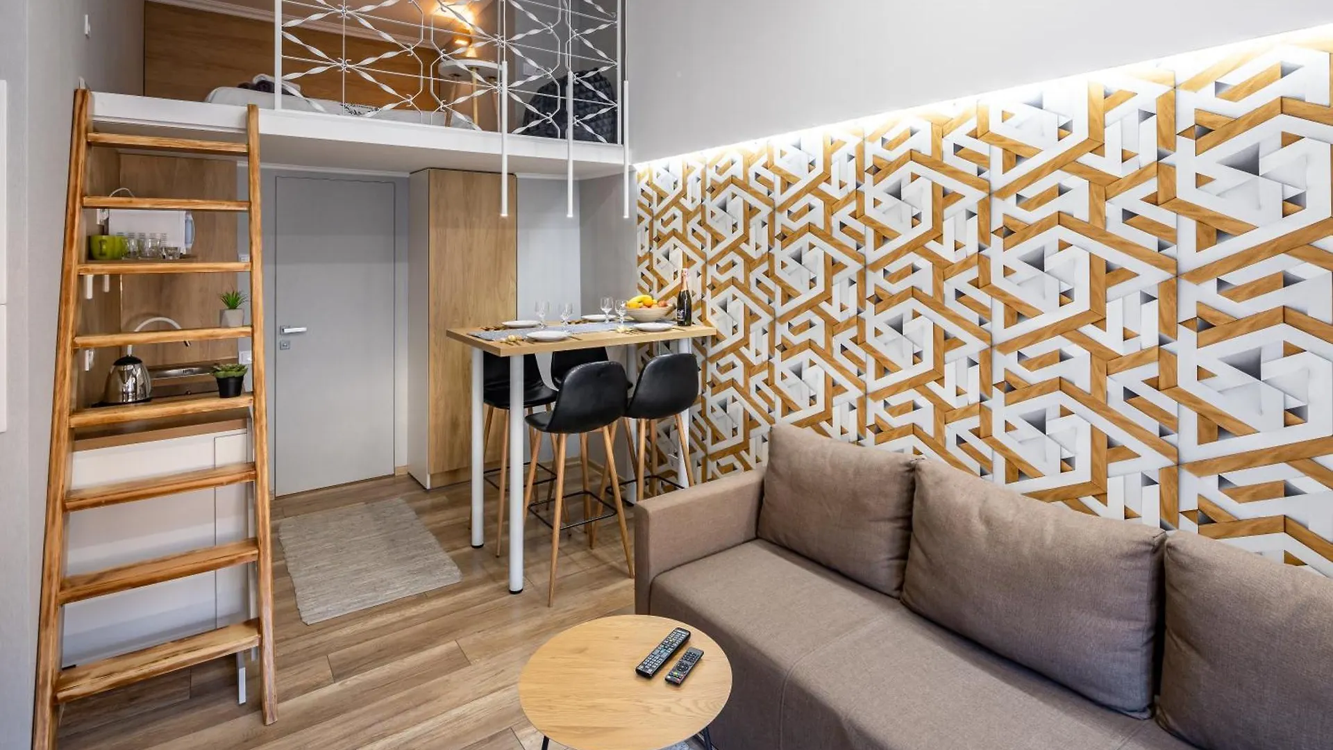 Bv Apartments Black And White Lviv
