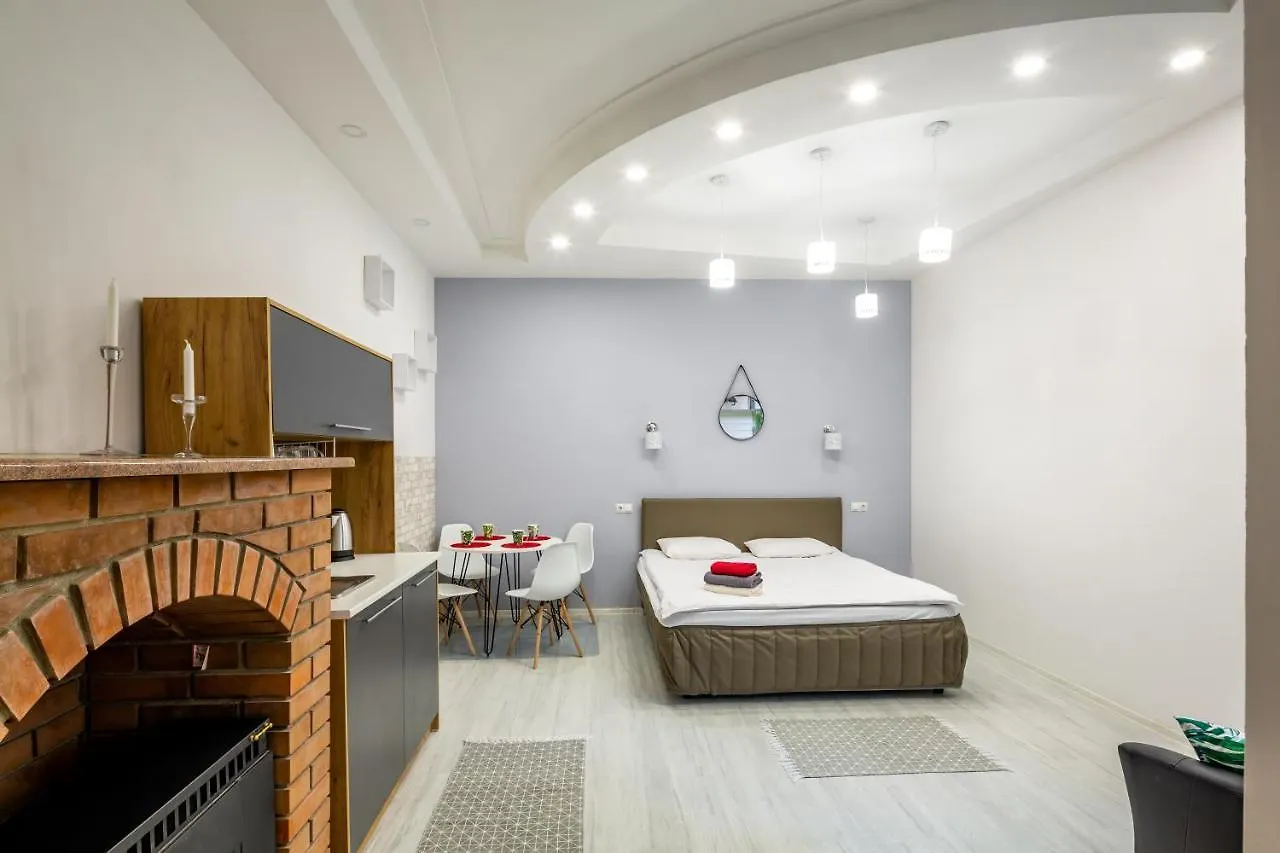 Bv Apartments Black And White Lviv