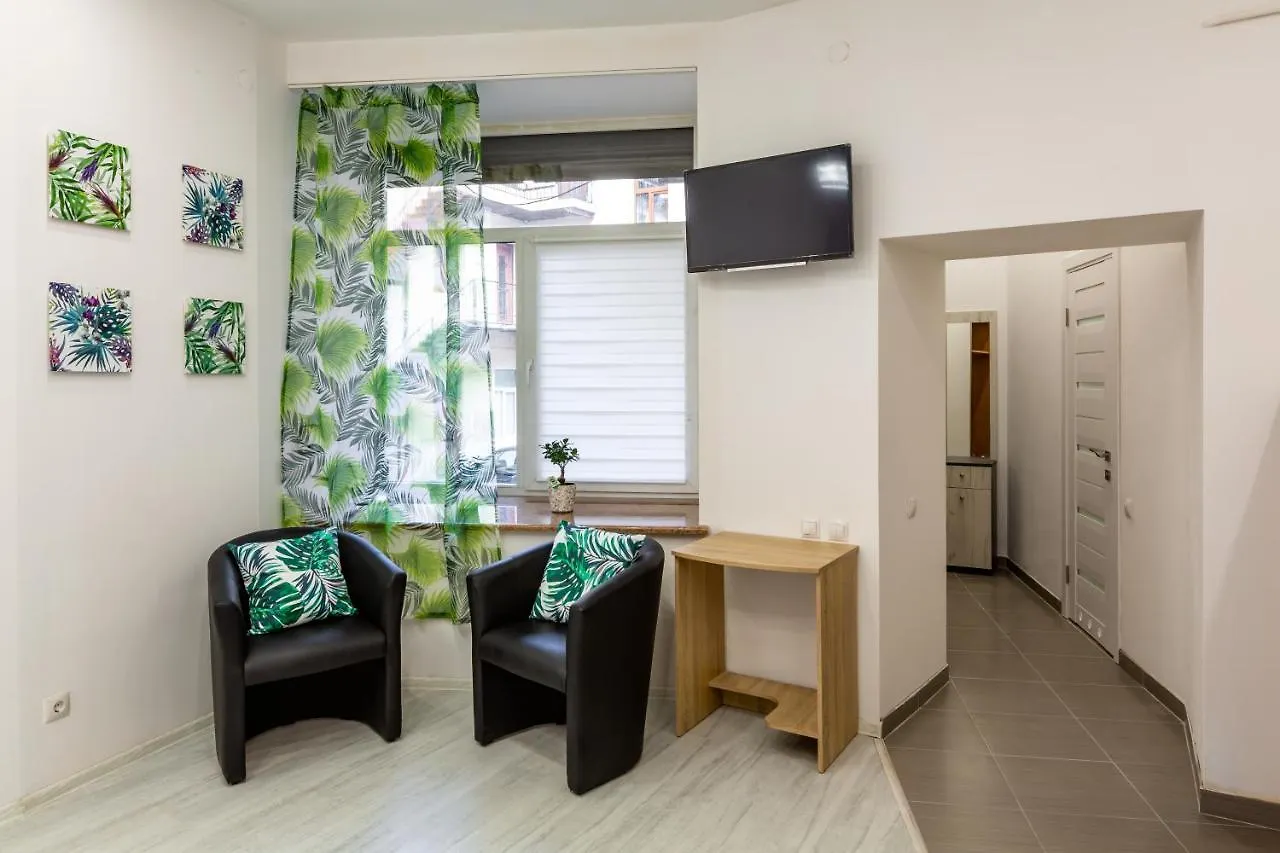 Bv Apartments Black And White Lviv Ukraine